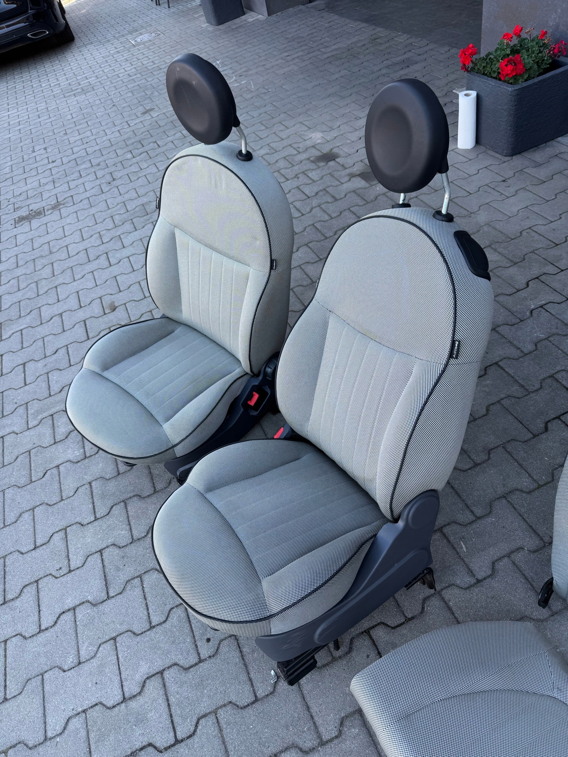 Fiat 500c 500 seats Komplet EU inner !
