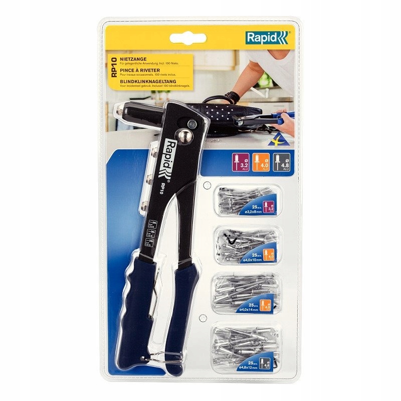 NITOWNICA RĘCZNA UNIWERSALNA RP10 RAPID 5000523 Marka Rapid