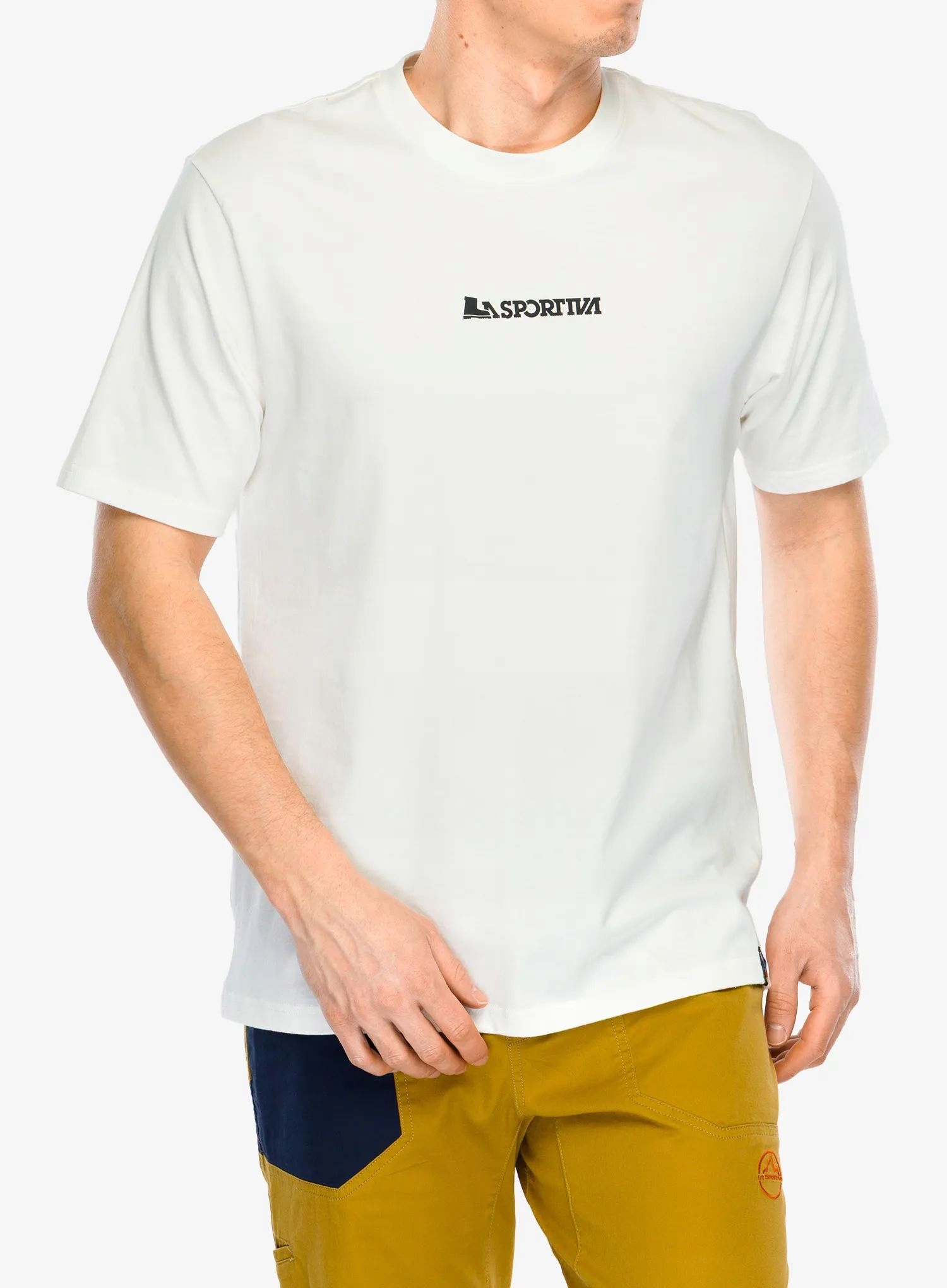 Bavlněné tričko La Sportiva Moon Climb T-Shirt chalk XL