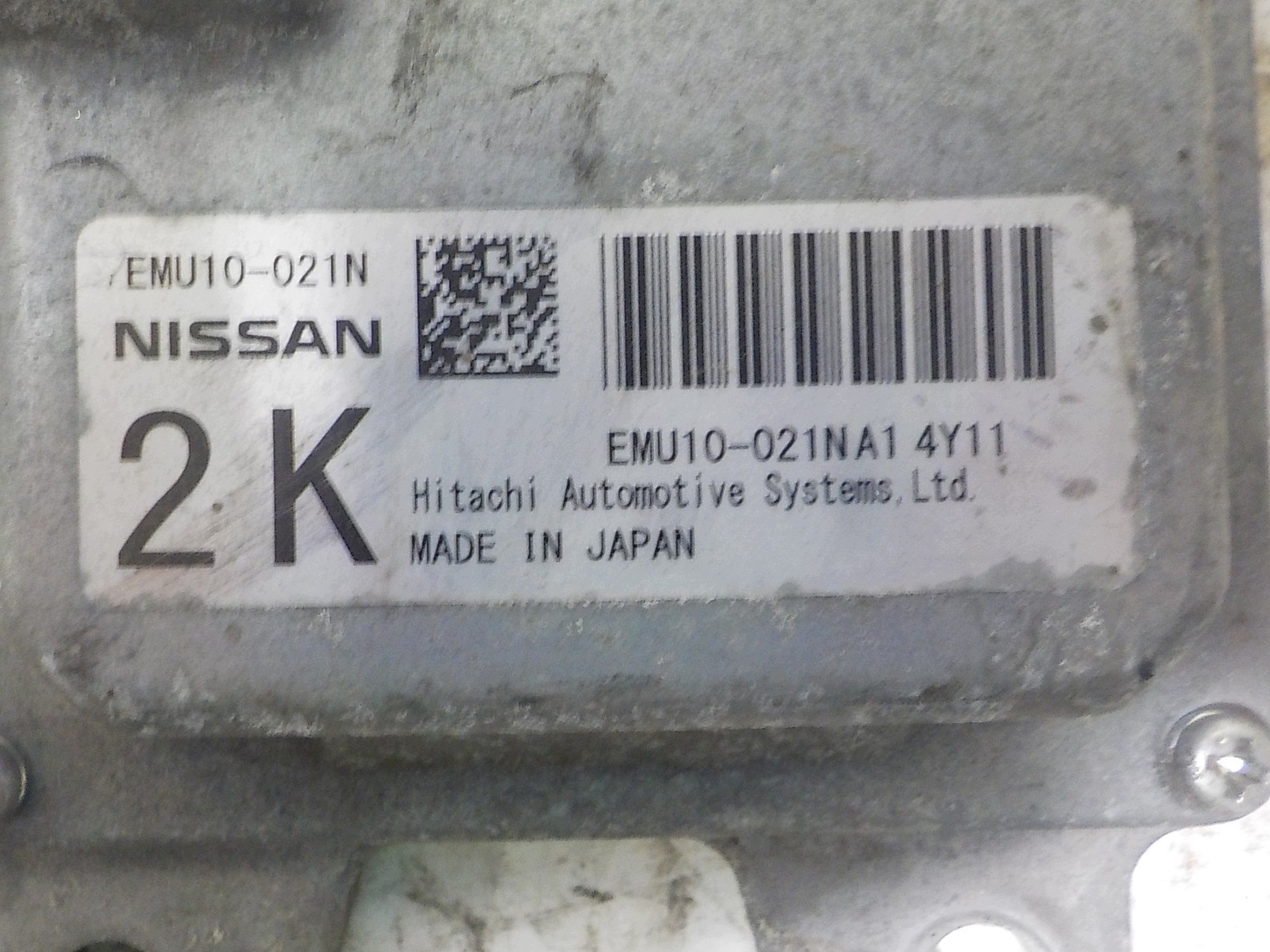 NISSAN JUKE modulo Centralina cambio ingranaggi EMU10-021NA1 2K