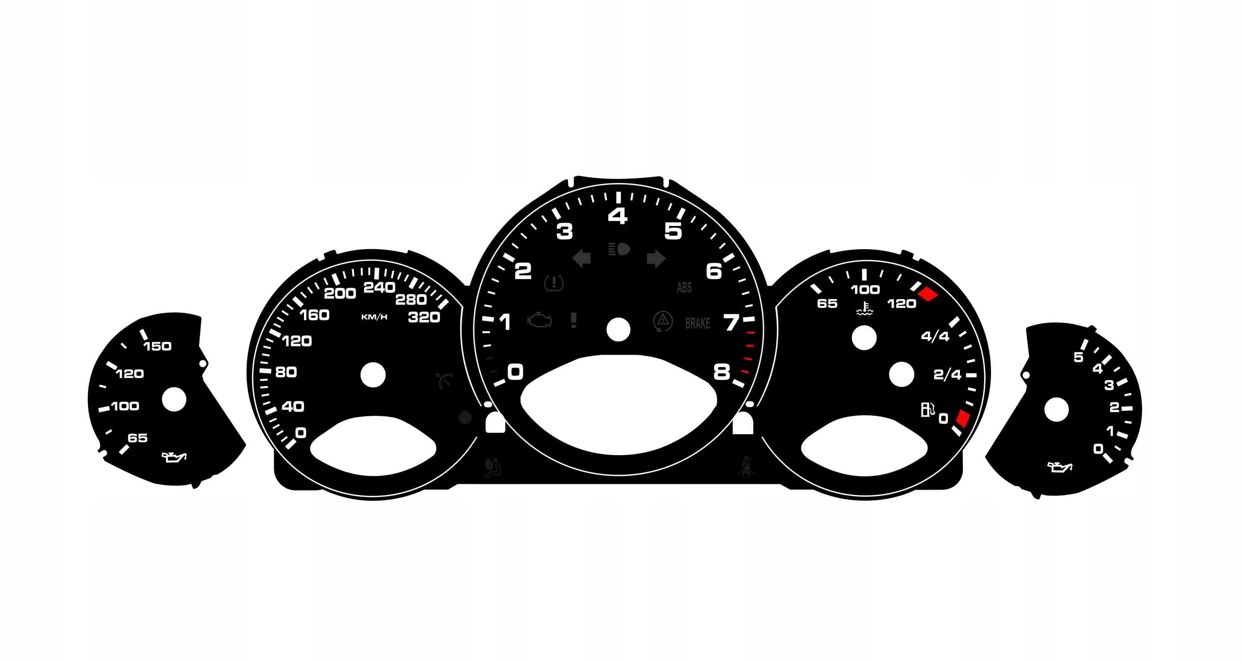 Тормозной диск часы для счетчика PORSCHE 911 ( 997)