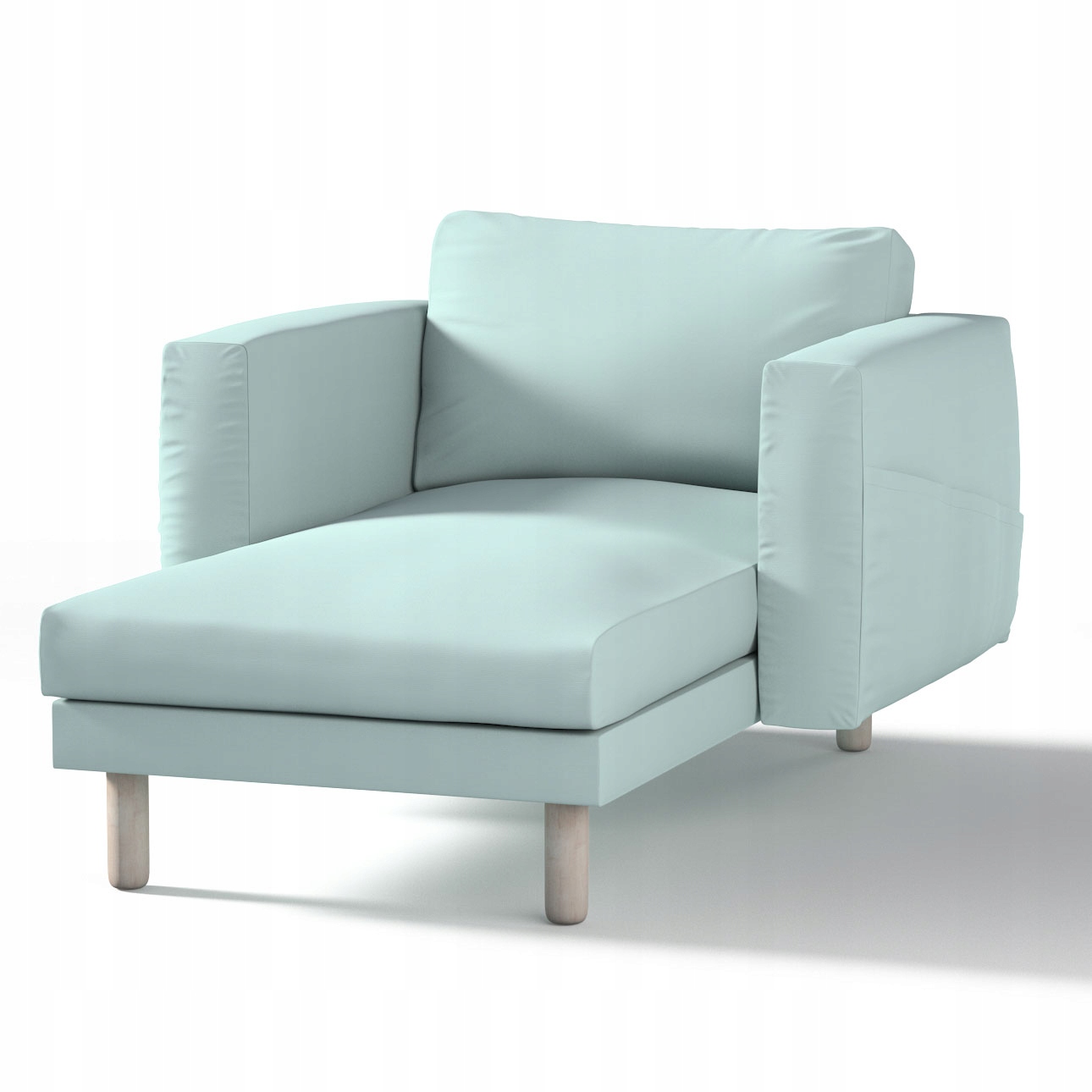 Dekoria Poťah na ležadlo Norsborg s podrúčkami Ikea, modrý