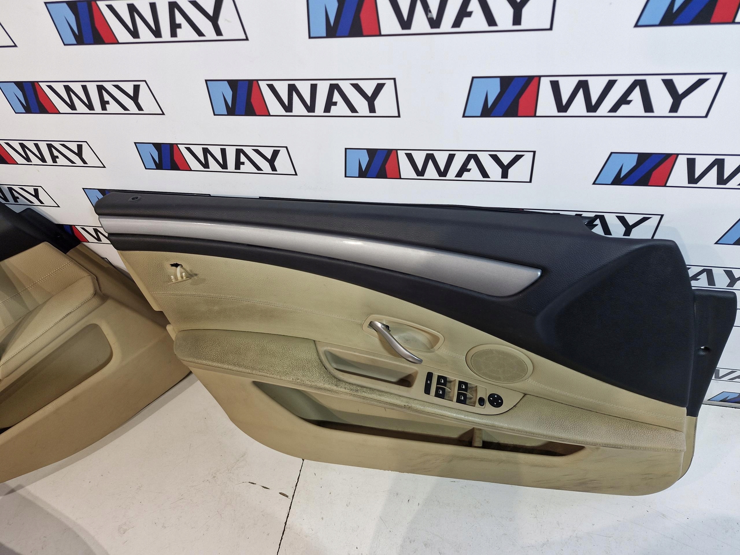 BMW E61 LCI seats leather beige GRZANE manually KOMPLET EUROPA