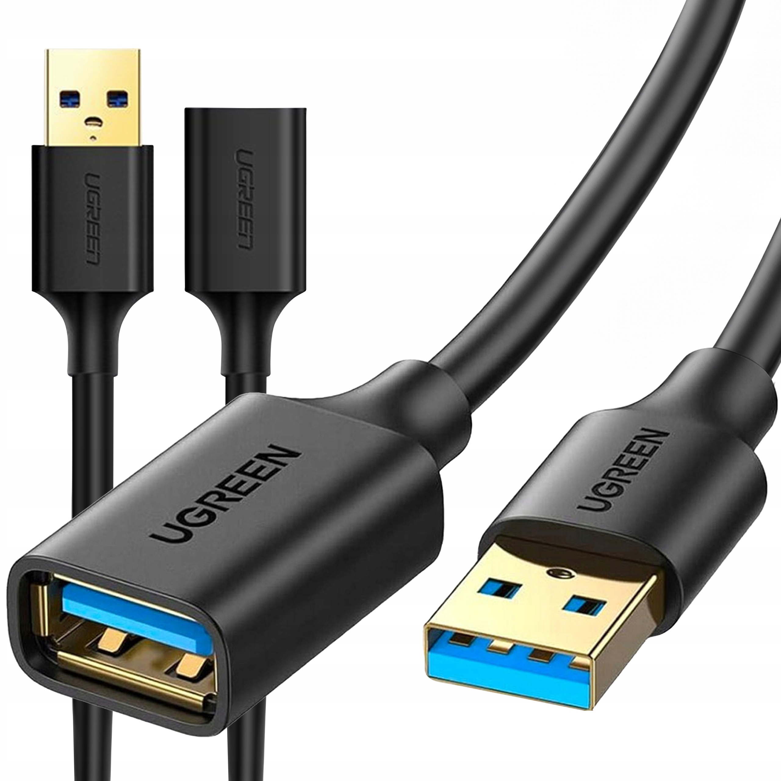 UGREEN KABEL PRZEWÓD PRZEDŁUŻACZ USB 3.0 (ŻEŃSKI) -USB 3.0 (MĘSKI) 1,5M