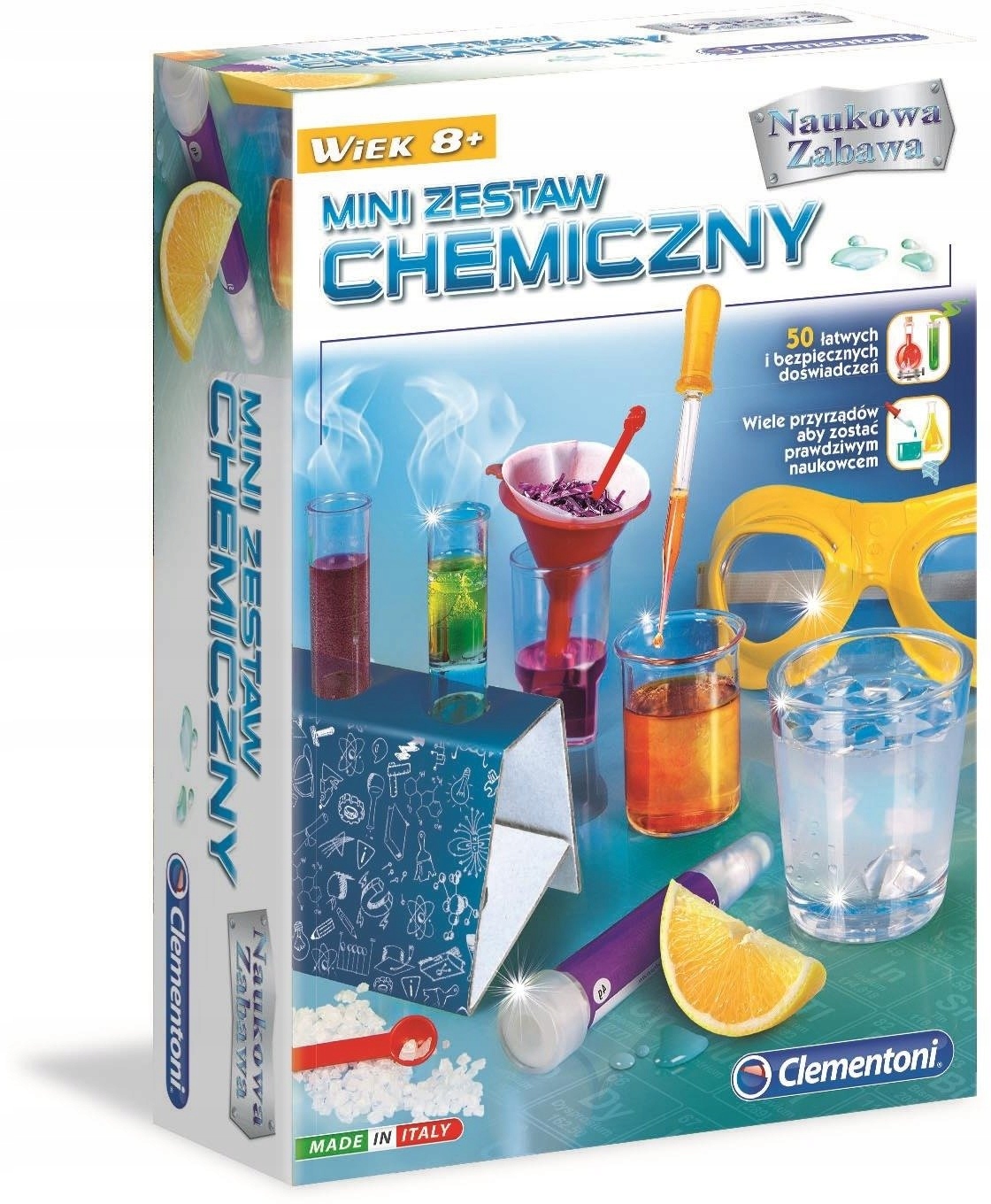 LABORATORIUM CHEMICZNE 60 Doświadczeń Clementoni Kod producenta 60952