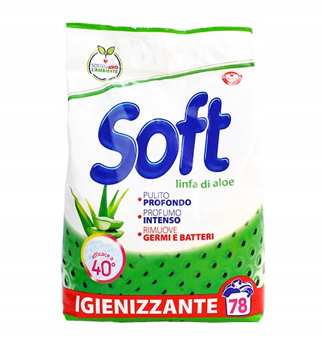 

Soft Aloe Aloes Proszek 78 Prań 3.9 kg Włoski