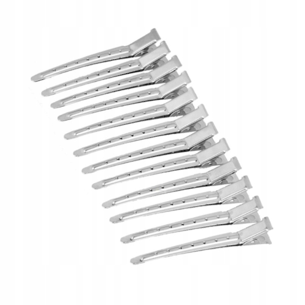 

Klipsy Fryzjerskie Metalowe Klamry Spinki L81 12SZ