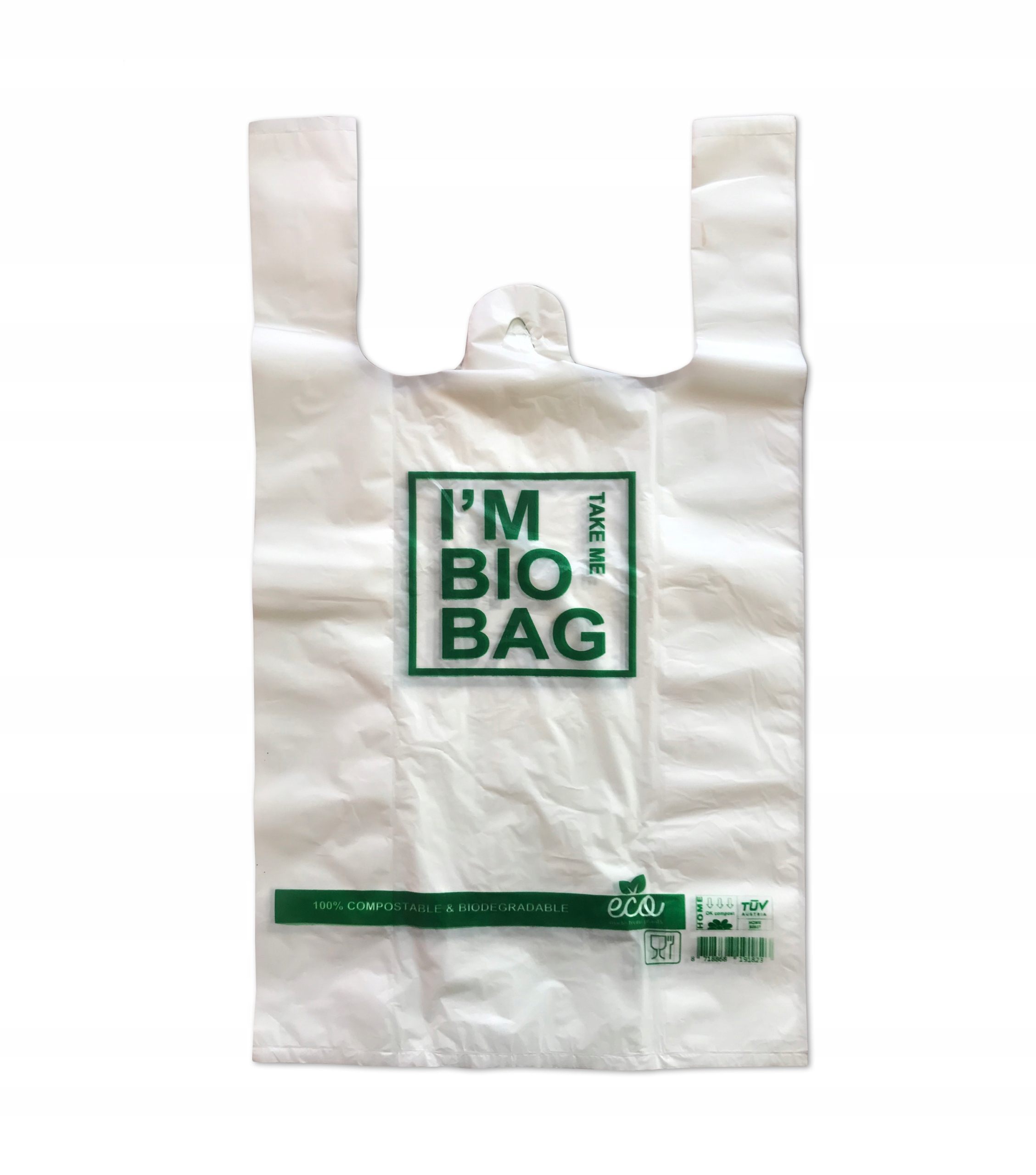

Reklamówki na zakupy biodegradowalne 28x48cm 50szt