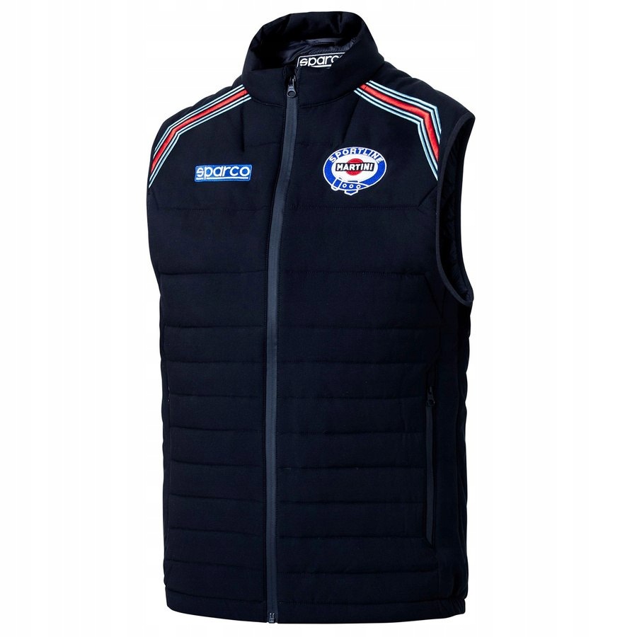 Vesta bunda bez rukávů Sparco Martini Racing R.xxl Tmavě modrá