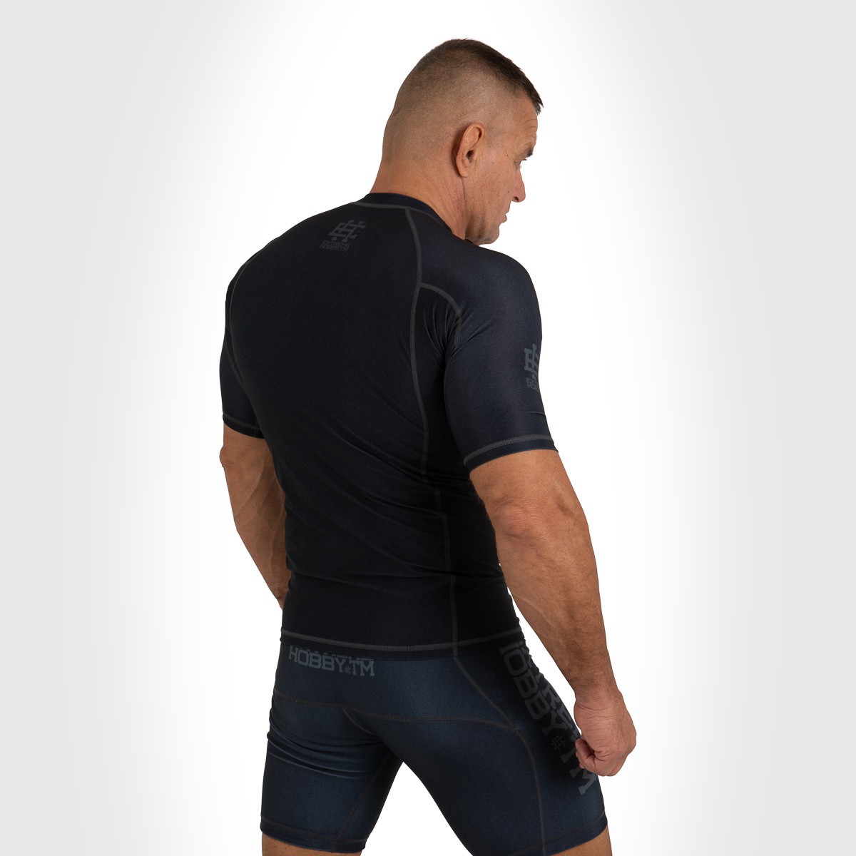 Koszulka Męska do MMA BJJ Crossfit czarna TRACE S Rodzaj rashguard