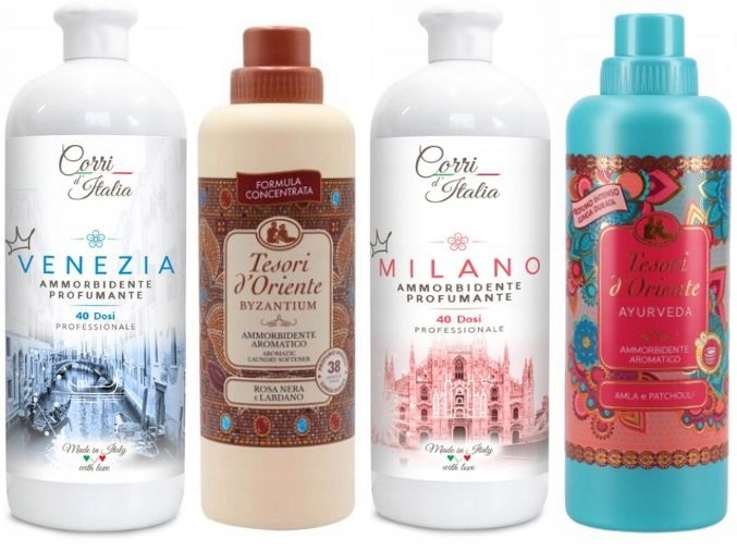 Levně Sada 4 Krásných Tekutin Corri d`ITALIA a Tesori d`ORIENTE Vbma