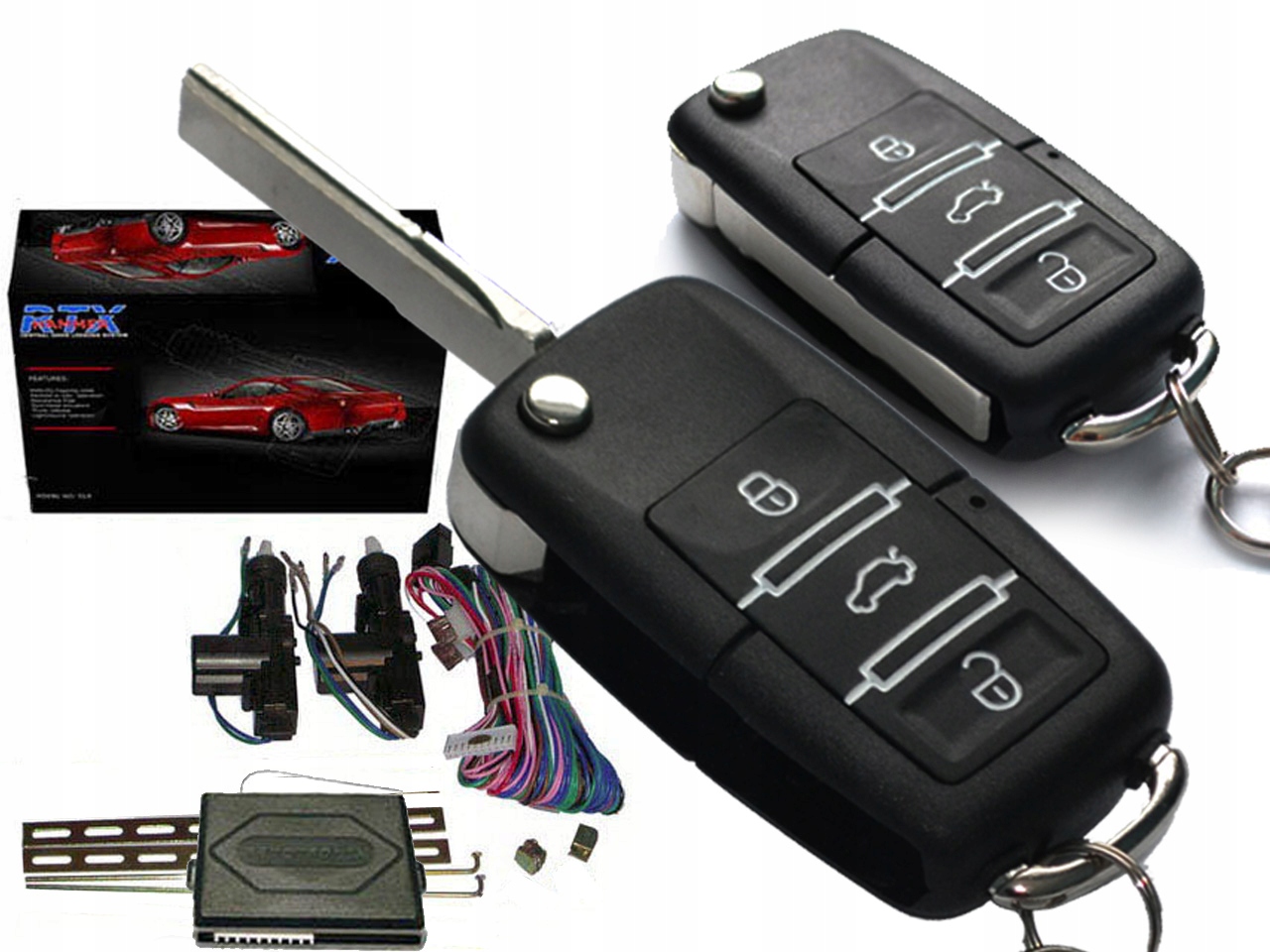 

Centralny Zamek 2x Pilot Scyzoryk Logo Rtx CL9S 2D