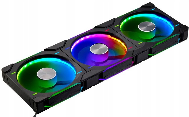 Wentylator Phanteks D30 Pwm Regular Airflow Argb 140MM Zestaw 3 Szt, Czarny