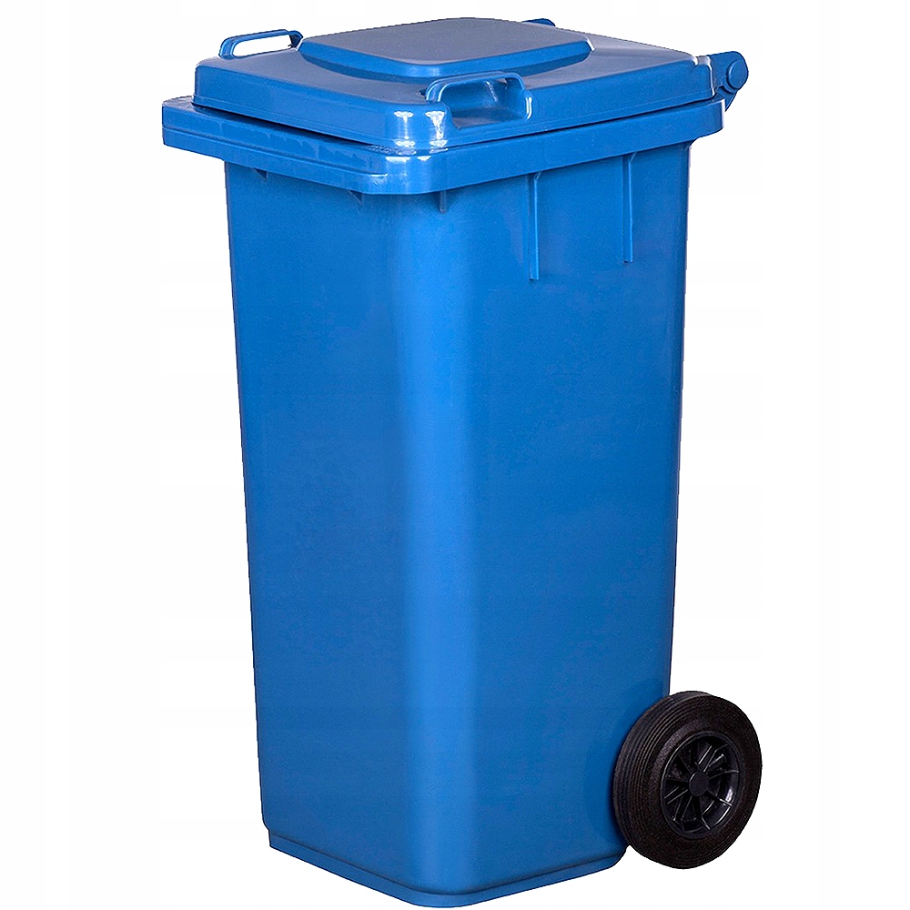 Pojemnik Kosz 120L Na Śmieci Odpady Niebieski