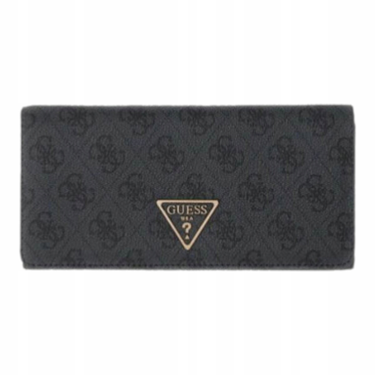 Guess Portfel Damski Laurel II Slg Large Czarno-szary
