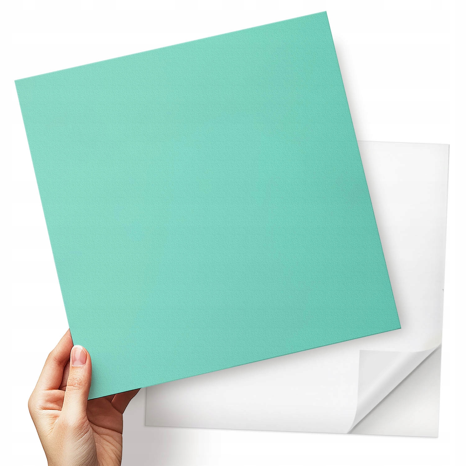 Samolepící dlaždice s grafikou do jídelny Pvc Mátový akcent 9x30x30 cm