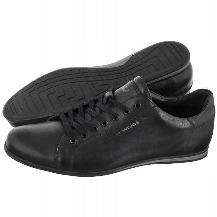 

Buty Męskie Półbuty Skórzane Wojas Czarne 8071-51