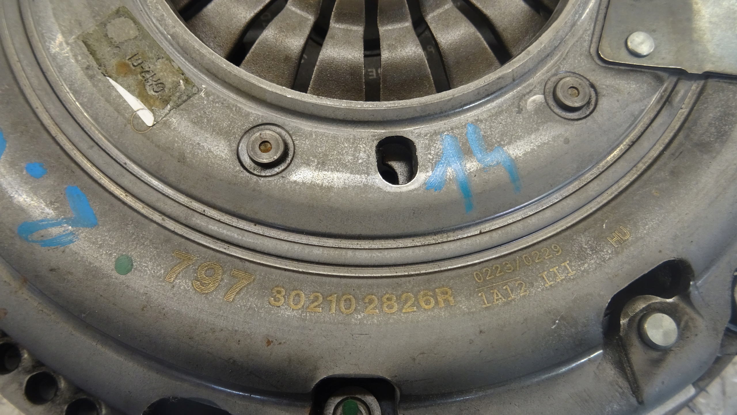 clutch DWUMASA TRAFIC III 302102826r NR14