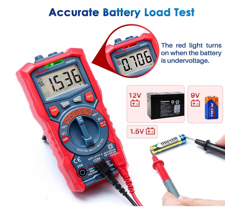 MULTIMETR CYFROWY ASTROAI TRMS 4000 M4K0R Marka AstroAI