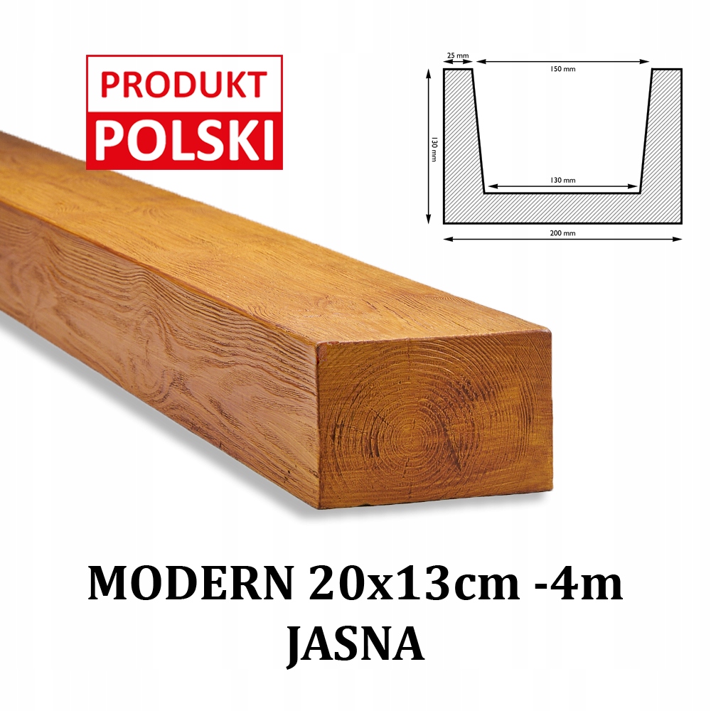 

Belki Rustykalne Belka Modern Imitacja 20x13 4 m