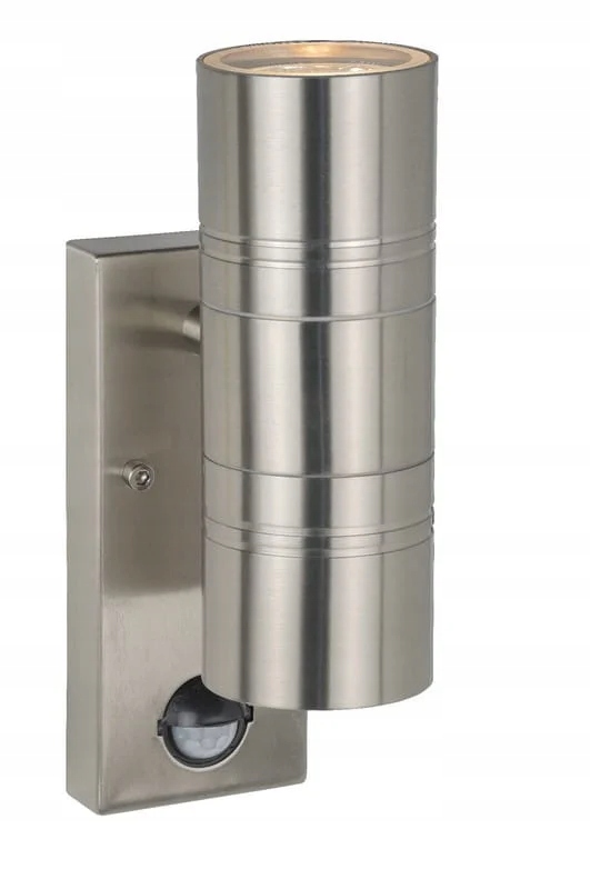 Venkovní nástěnná Led lampa 5W GU10 2700K IP44 Stříbrná Lucide