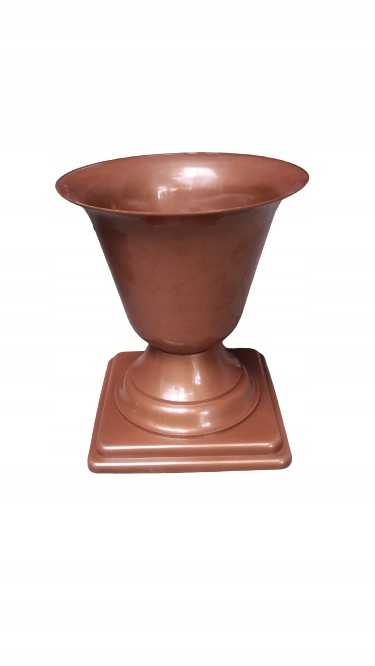 Codzienny wazon flakon gazon niski miedziany 25cm