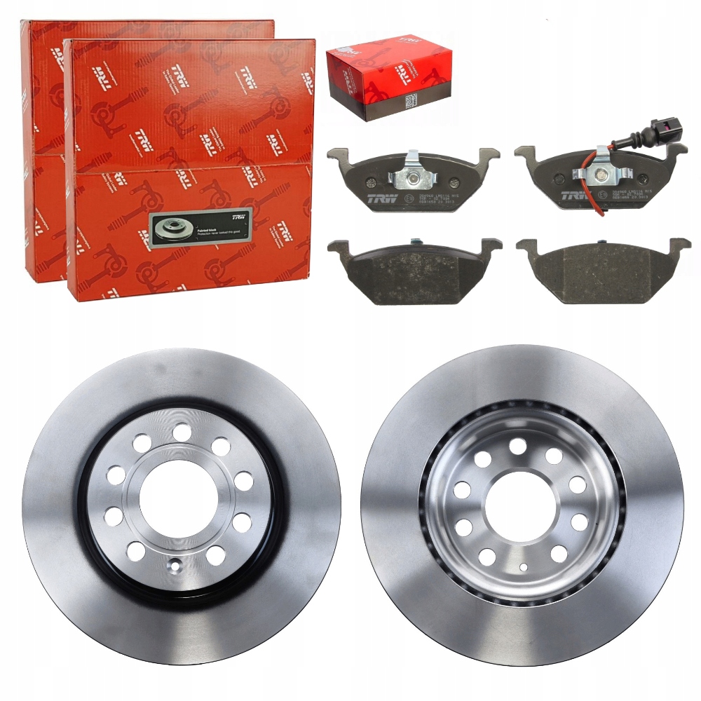 DF4294 - TRW ДИСКИ + КОЛОДКИ ПЕРЕДНІ ALTEA / ALTEA XL LEON 1P1