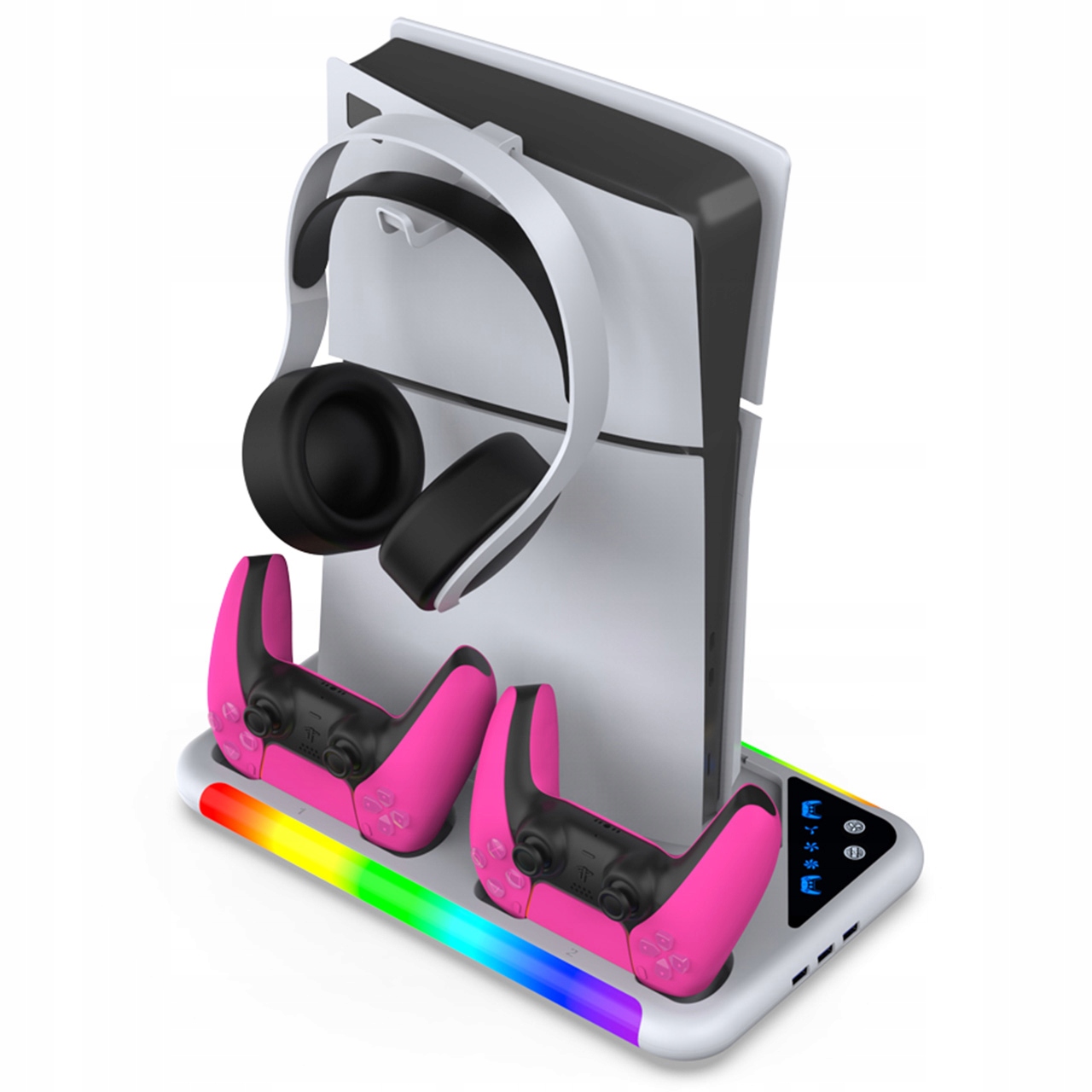 Ładowarka do padów stacja Ładująca Dokująca Chłodząca Rgb PS5 i PS5 Slim