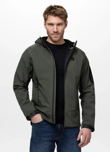 Kurtka męska przejściowa wiosenna Pit Bull Softshell Rockfish II XXL
