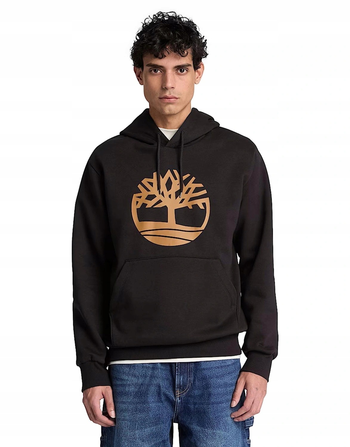pánská mikina Timberland s kapucí Hoodie Hoody Northwood černá bavlna