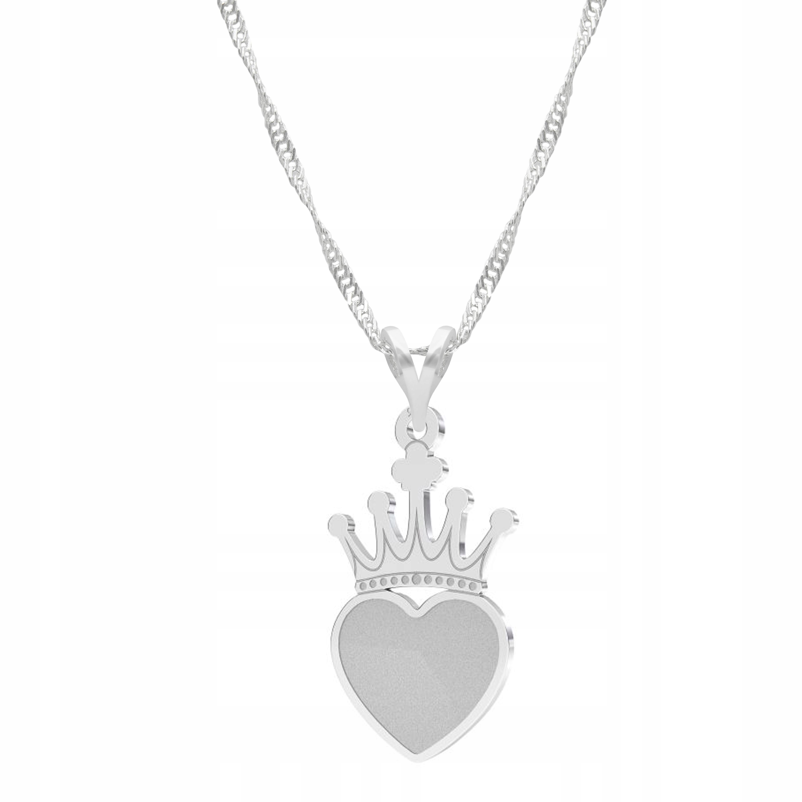Stříbrný řetízek náhrdelník ryzost 925 Srdce Heart