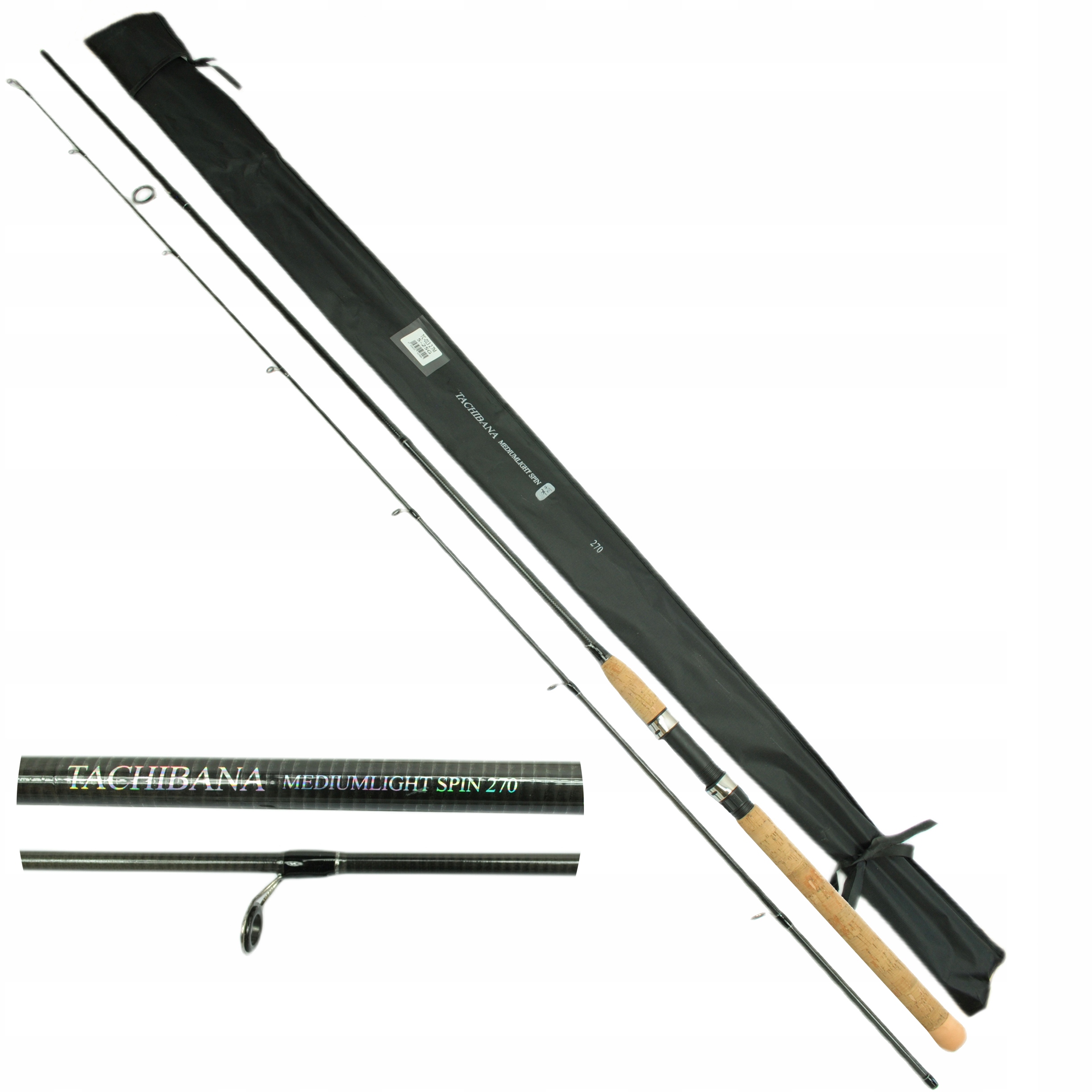 Węglowa wędka spinning Tachibana 2,7m 5-25g Miracle Fish Szczupak Sandacz