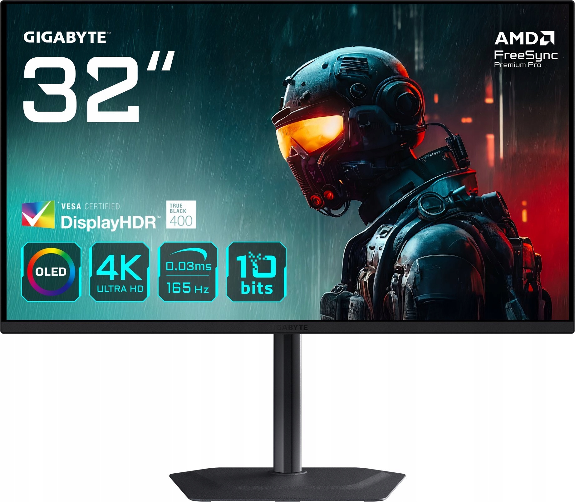 Monitor Gigabyte MO32U 3840 x 2160 (uhd 4K) 32'' Oled 165 Hz