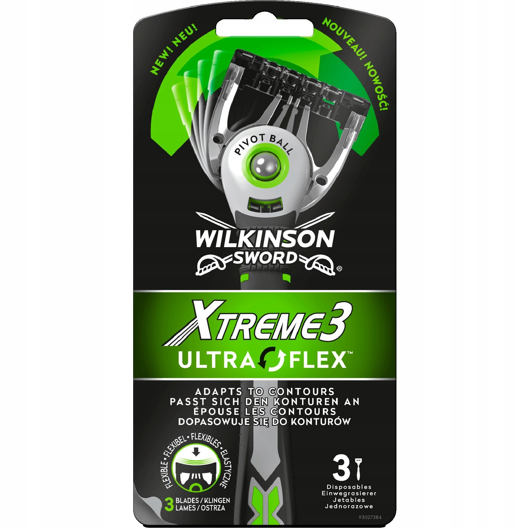 

3x Maszynka Wilkinson Xtreme 3 Ultra Flex