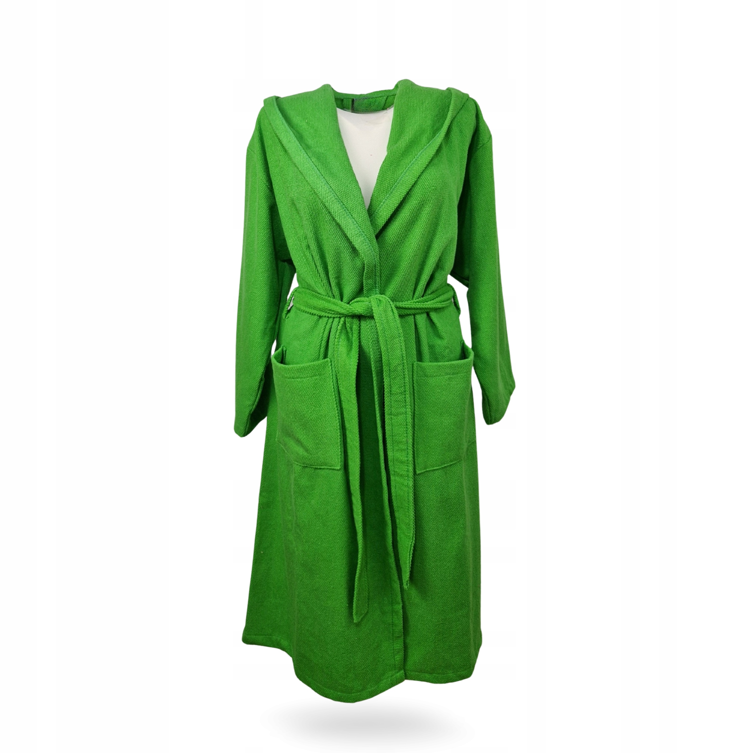 Župan Hudson VitalHome s kapucí 100% Bavlna 400 g/m2 M zelený