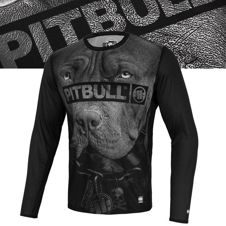 Koszulka treningowa długi rękaw Pitbull XL czarny