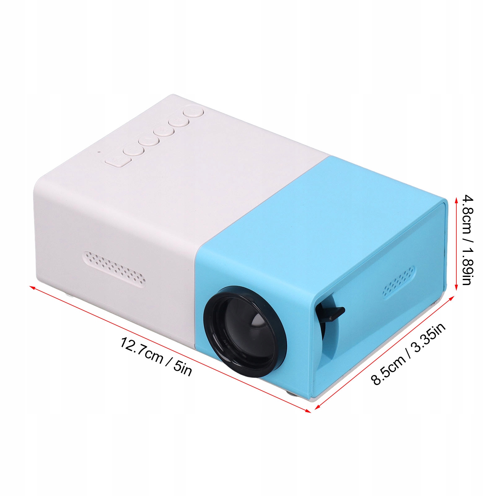 PRZENOŚNY RZUTNIK MINI PROJEKTOR LED FULL HD Marka bez marki