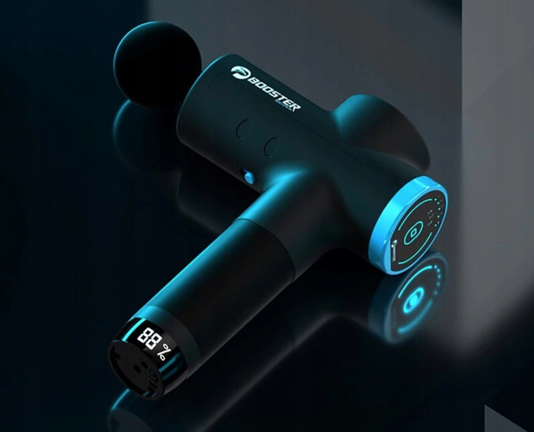 PISTOLET DO MASAŻU MIĘŚNI WIBRACYJNY BOOSTER M2 Stan opakowania oryginalne