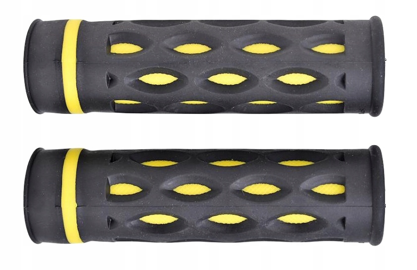 Chwyty Rowerowe Prox GP-48B Żółto-czarne 115MM