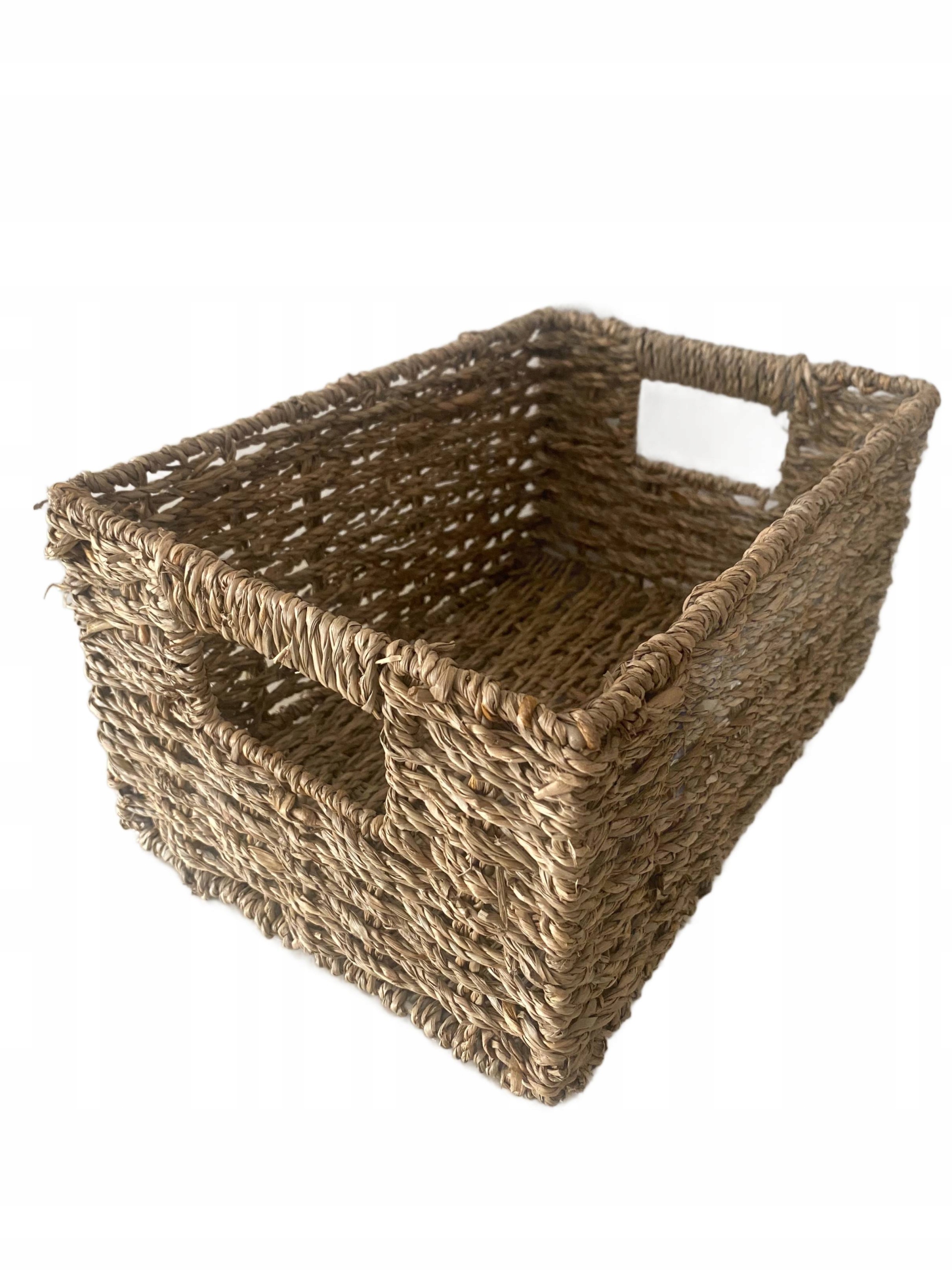 KOSZYK WIKLINOWY - TRAWA MORSKA- 30X20X15