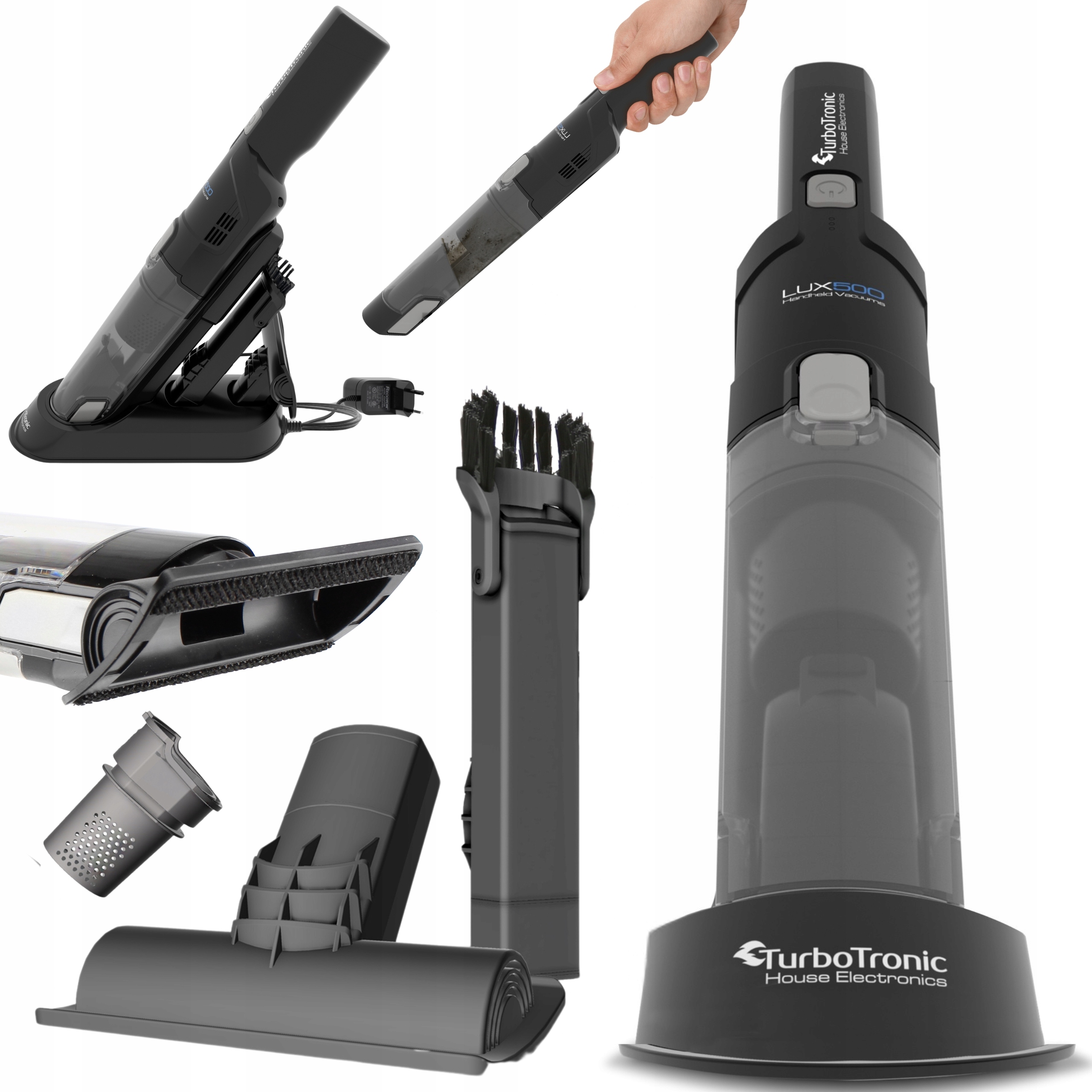 Odkurzacz Ręczny Samochodowy 12KPA Mocny Przenośny Na Akumulator Do Auta