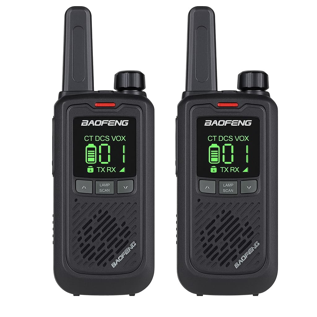 2x Krótkofalówka Baofeng BF-T17 Walkie Talkie T17 Radiotelefon Latarka 2szt