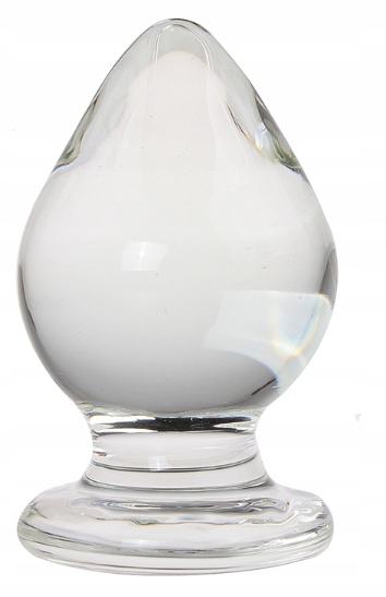 

Duży Ciężki Korek Analny Szklany Kropla 10 X 6 CM