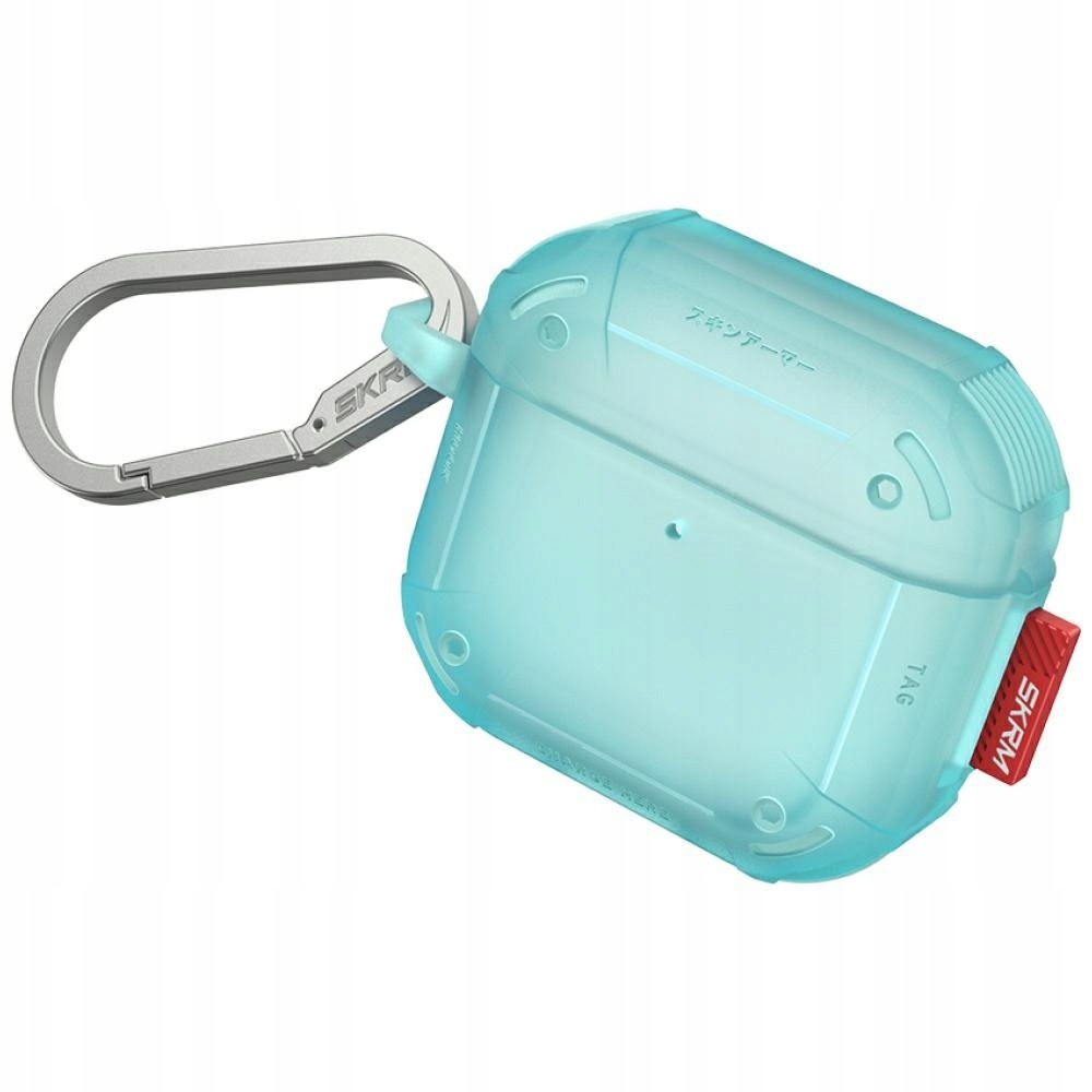 Pouzdro Skinarma Mecha Ce pro AirPods 4 tyrkysové