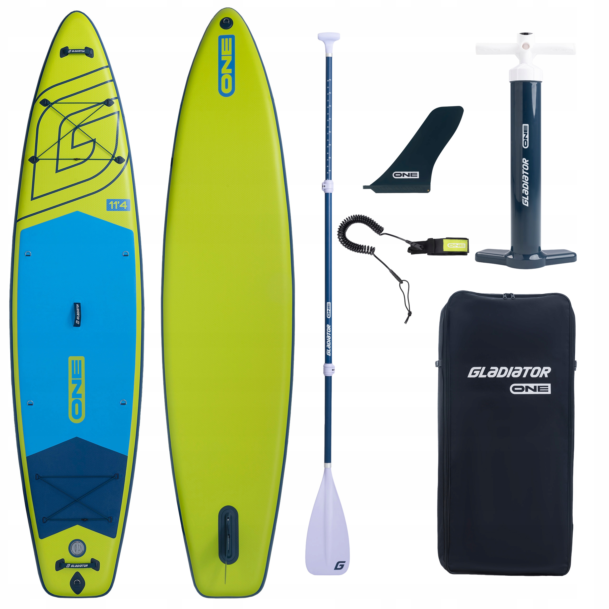 Deska Sup Pompowana Gladiator One 11'4 Touring Lime 2026