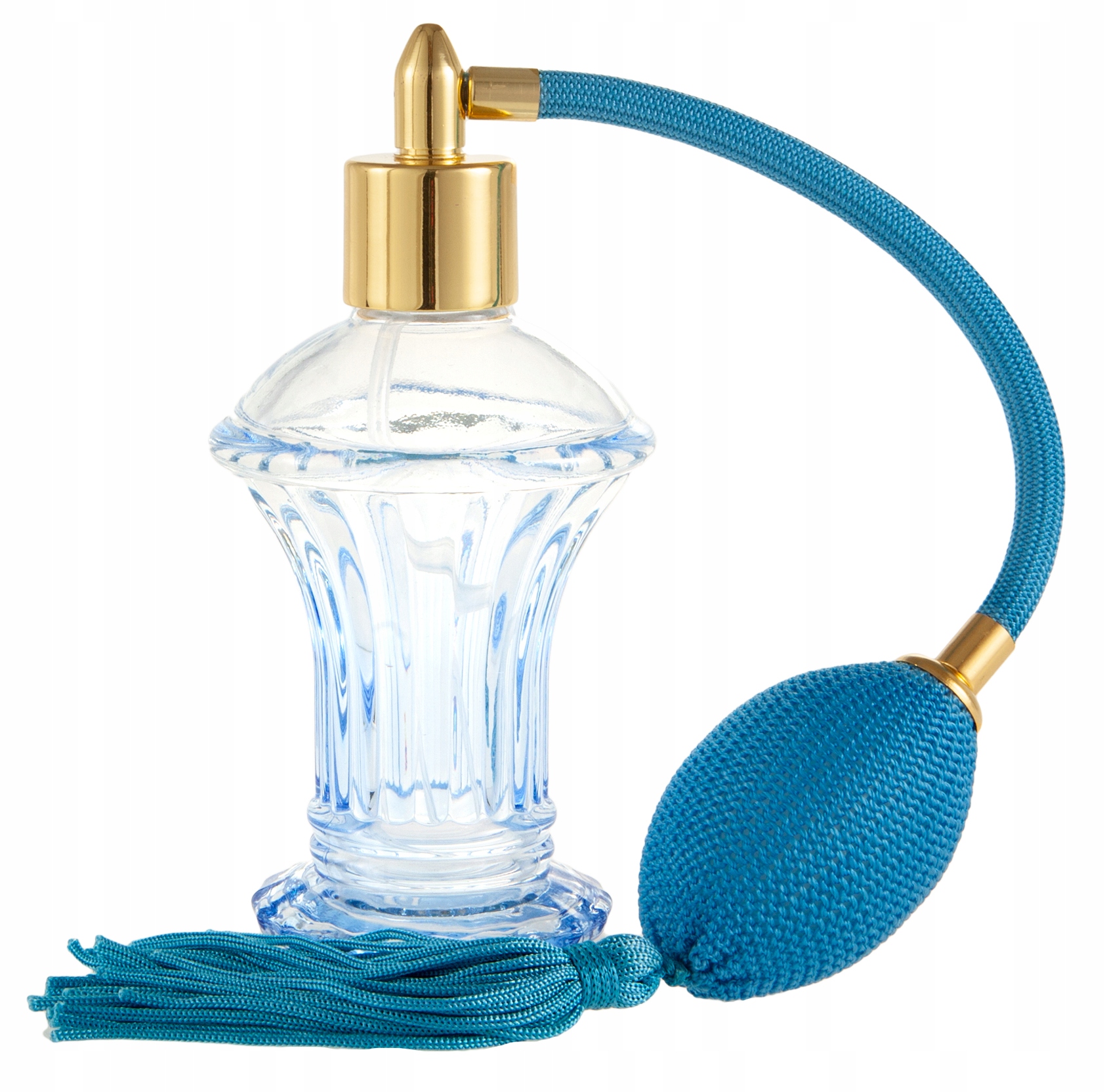 BUTELKA SZKLANA FLAKON NA PERFUMY Z POMPKĄ - 50 ML!GRATIS!