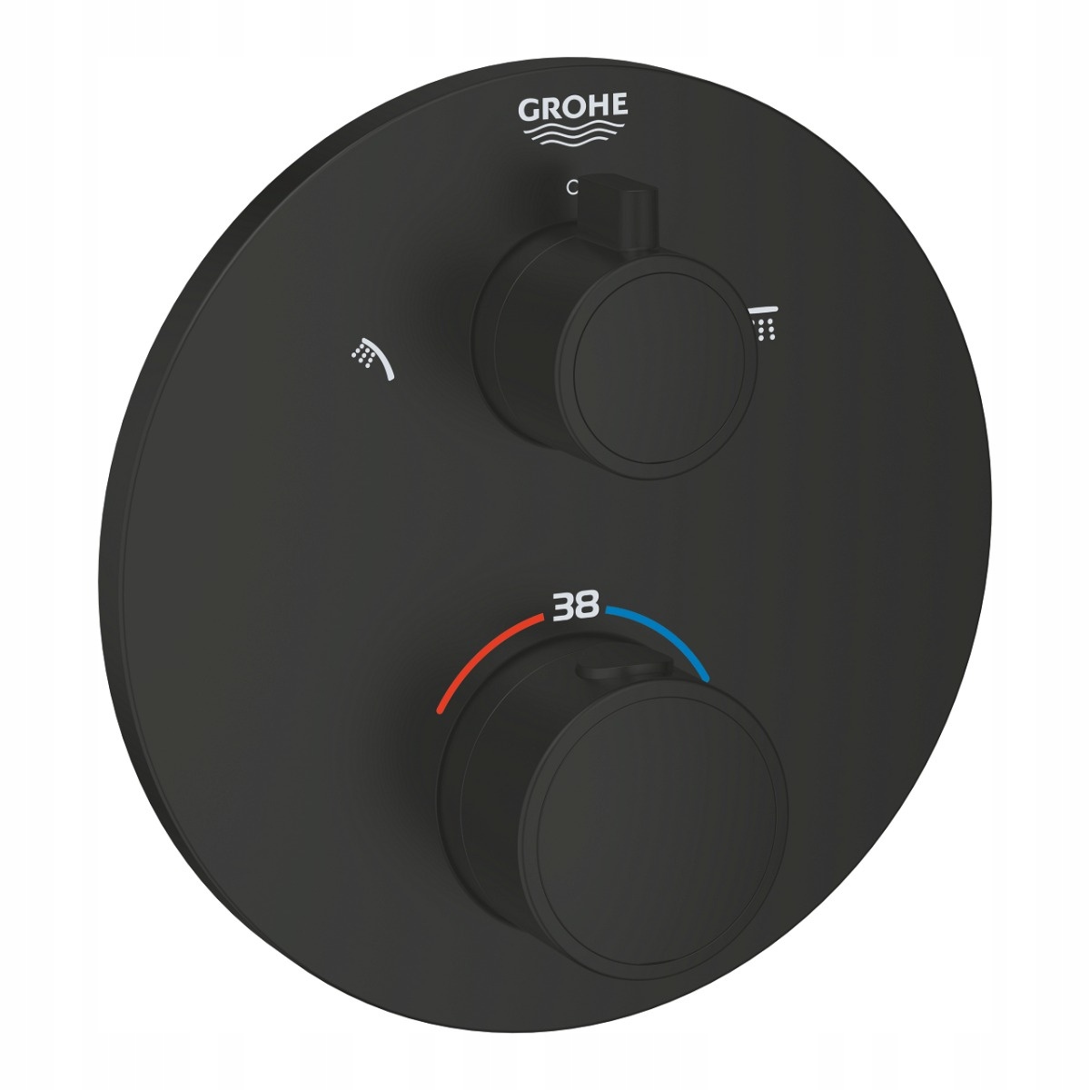 Grohe Sprchová Batéria S Termostatom Grohtherm Čierna Matná