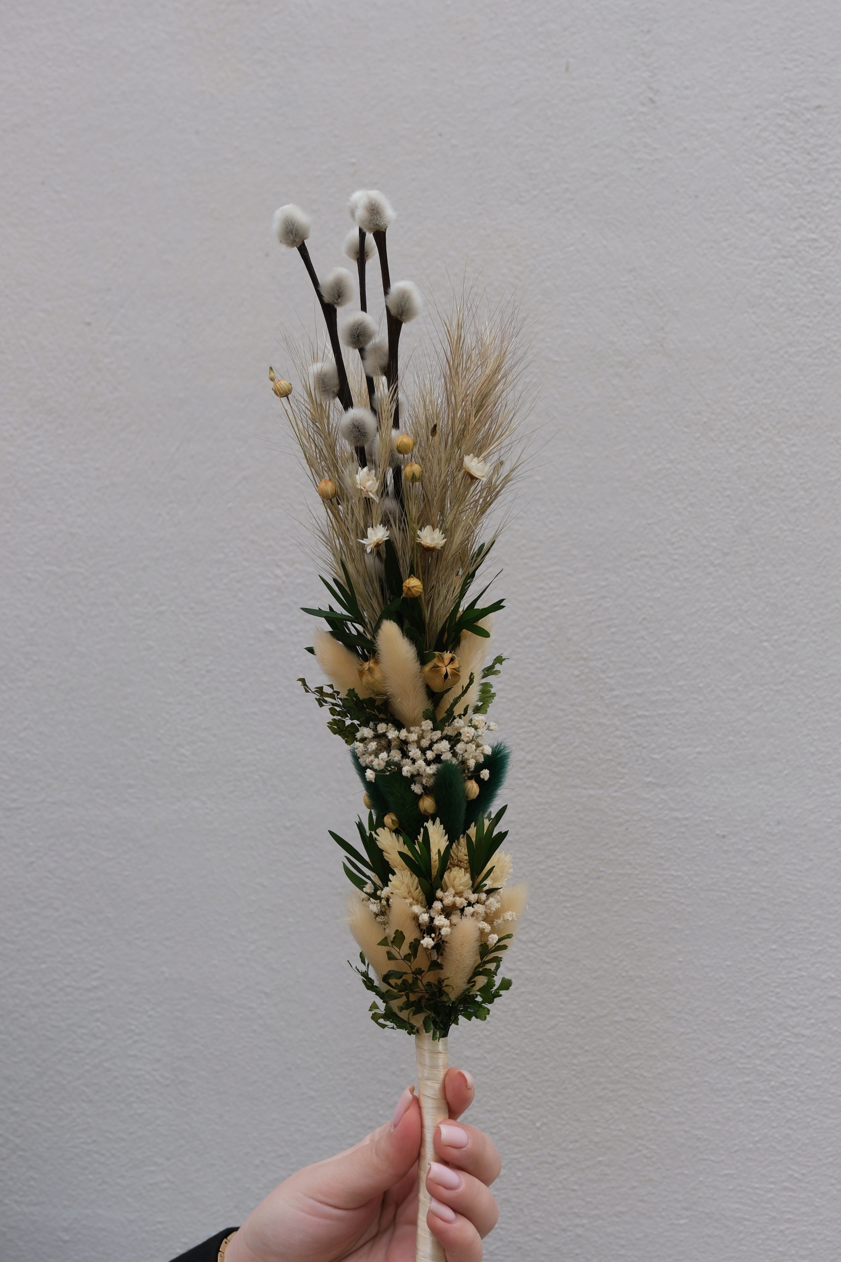 Velikonoční palma 50 cm, barevná velikonoční palma, velikonoční palemka