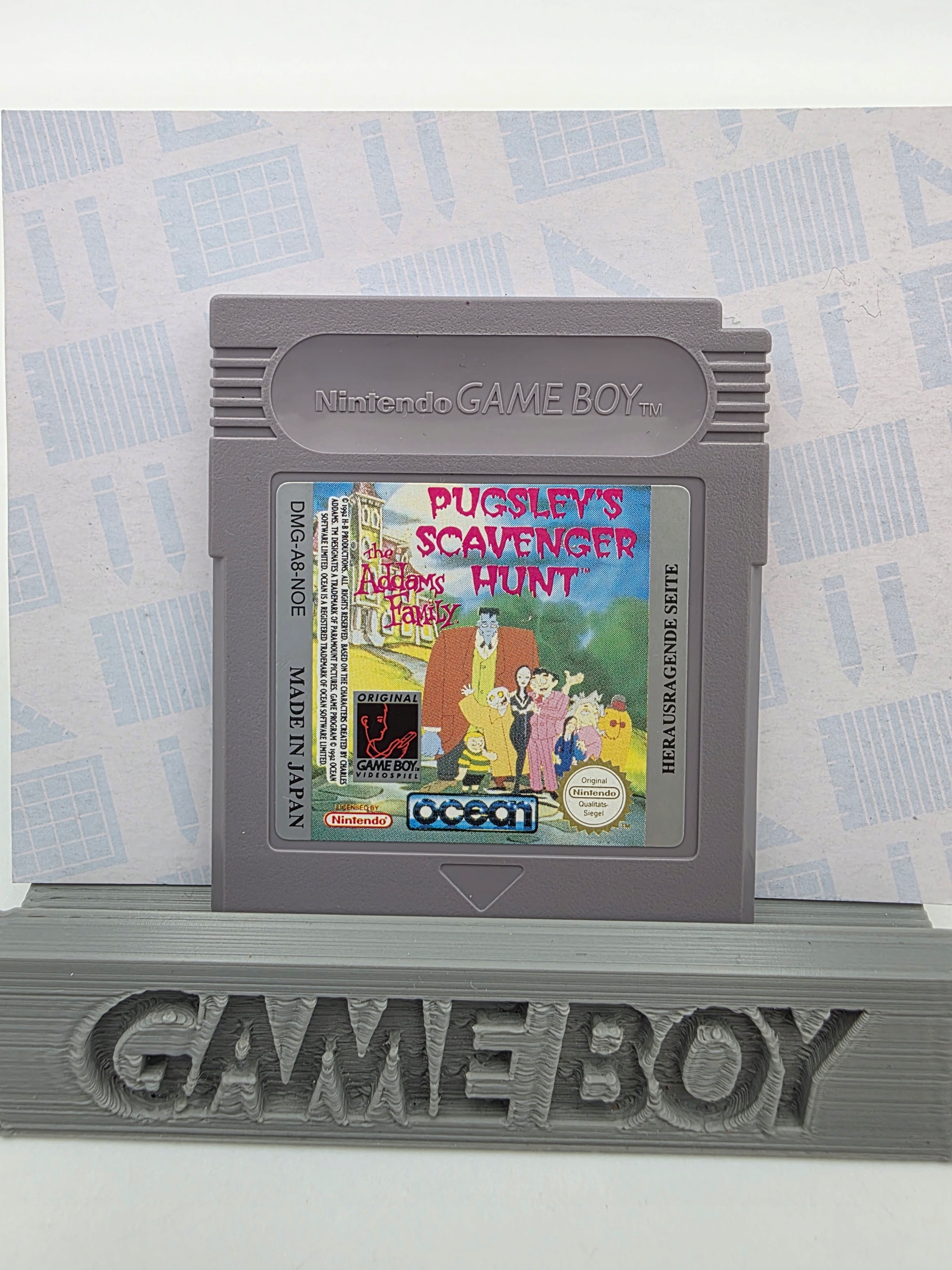 GAME BOY THE ADDAMS FAMILLY PUGSLEY'S SCAVENGER HUNT ORYGINAŁ Producent Nintendo