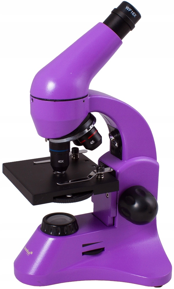 (pl) Mikroskop Levenhuk Rainbow 50L Plus Amethyst\Ametyst